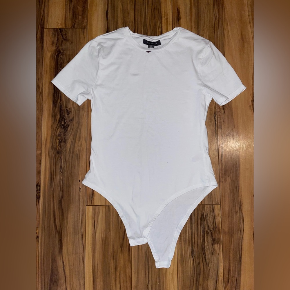 White bodysuit, size medium brand primark